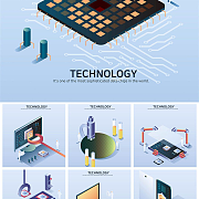8款物联网网络几何图形球形地球圆形线条科技展板背景EPS素材全面解析